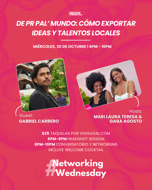 Networking Wednesday con Gabriel Carrero